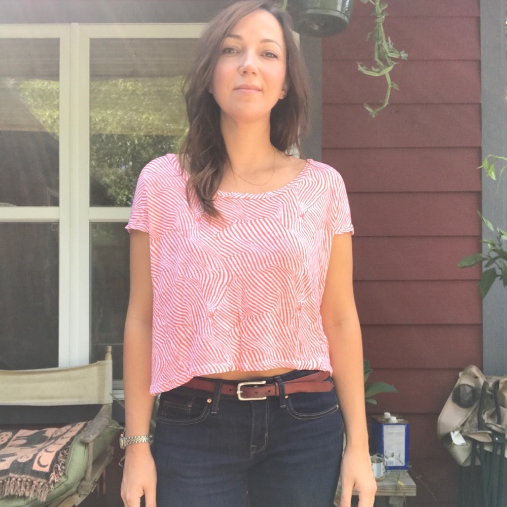 Splendid Patterned Rayon Top - image 4